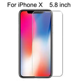 10Pcs Tempered Glass For iPhone X XS MAX XR 4 4s 5 5s